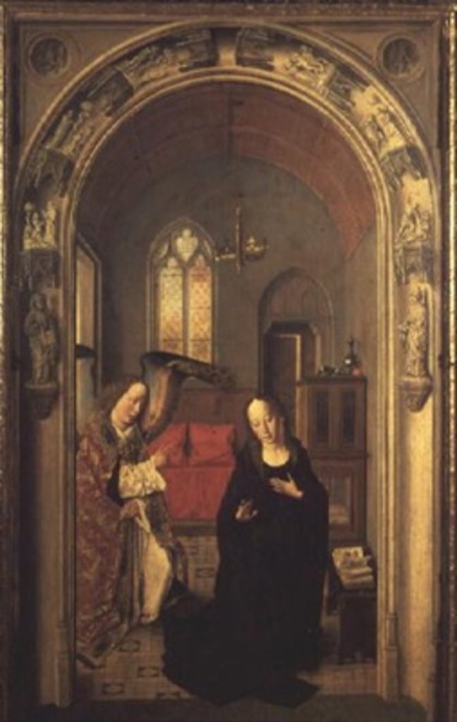 Detail of The Annunciation, c.1445 by Dirck Bouts