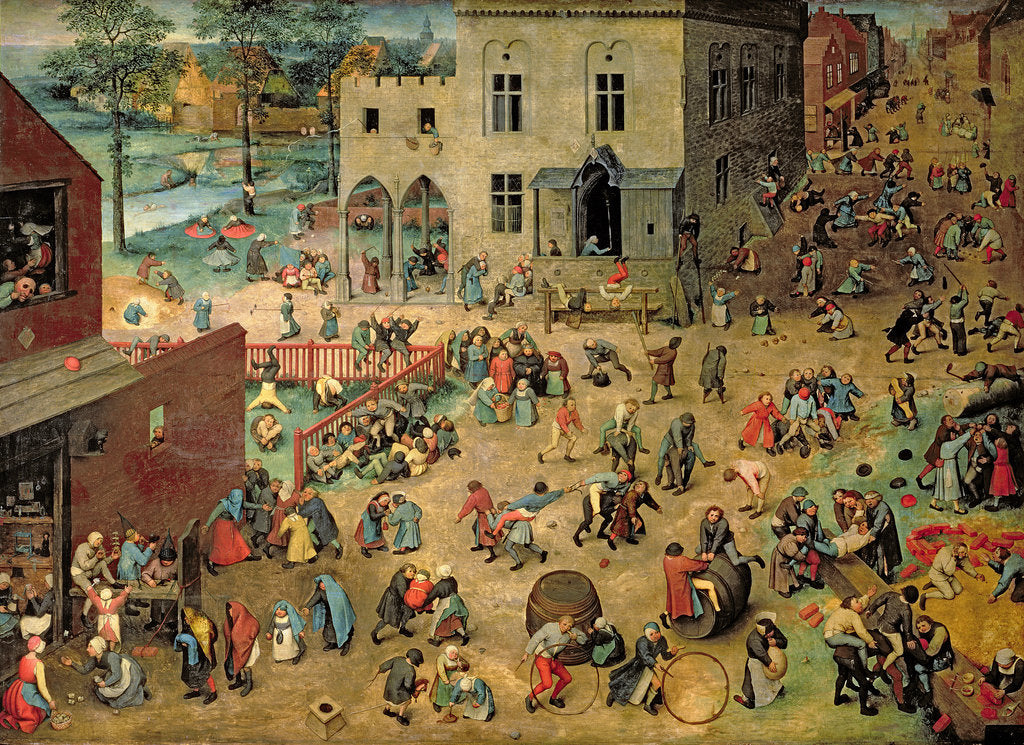 Detail of Children's Games, 1560 by Pieter the Elder Bruegel
