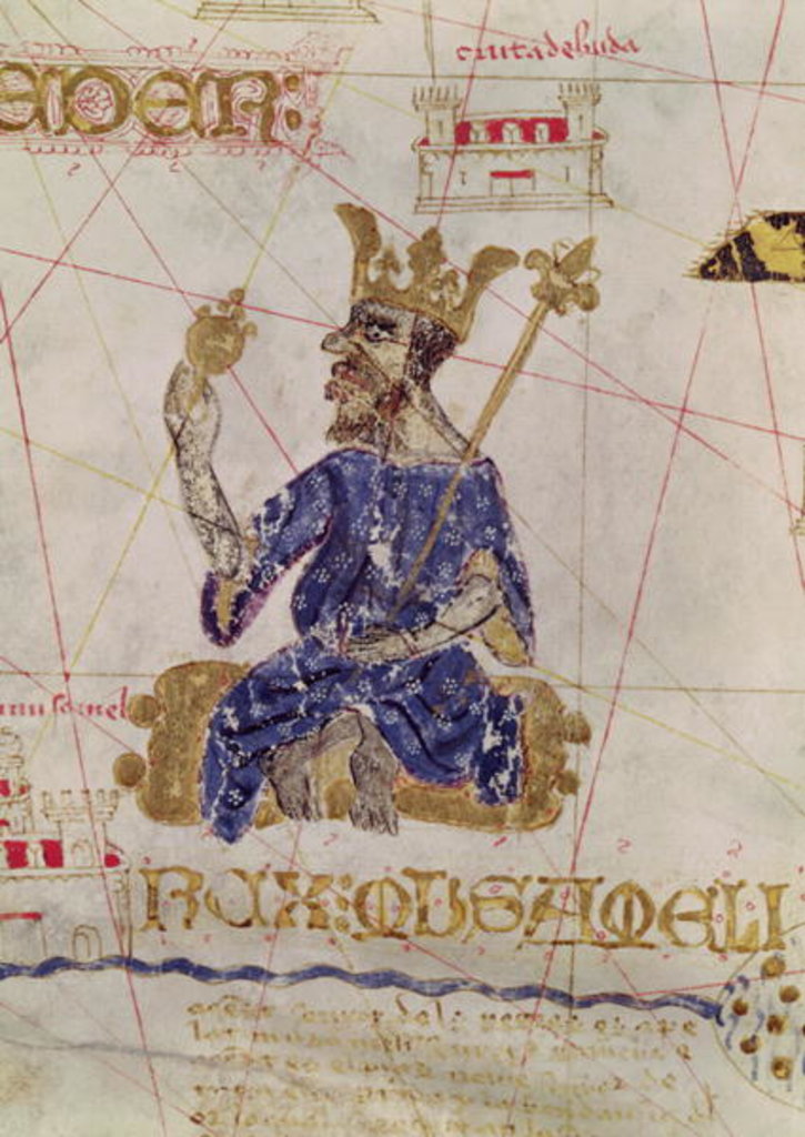 Detail of Kankou Mousa, King of Mali by Spanish School