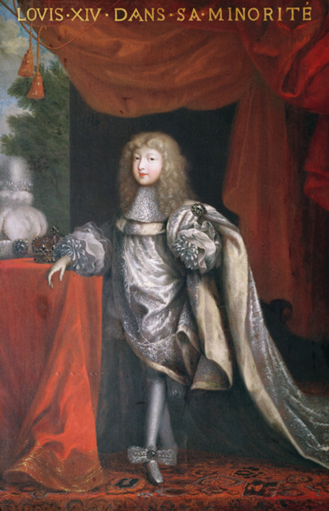 Detail of Louis XIV during his minority by Pierre Mignard
