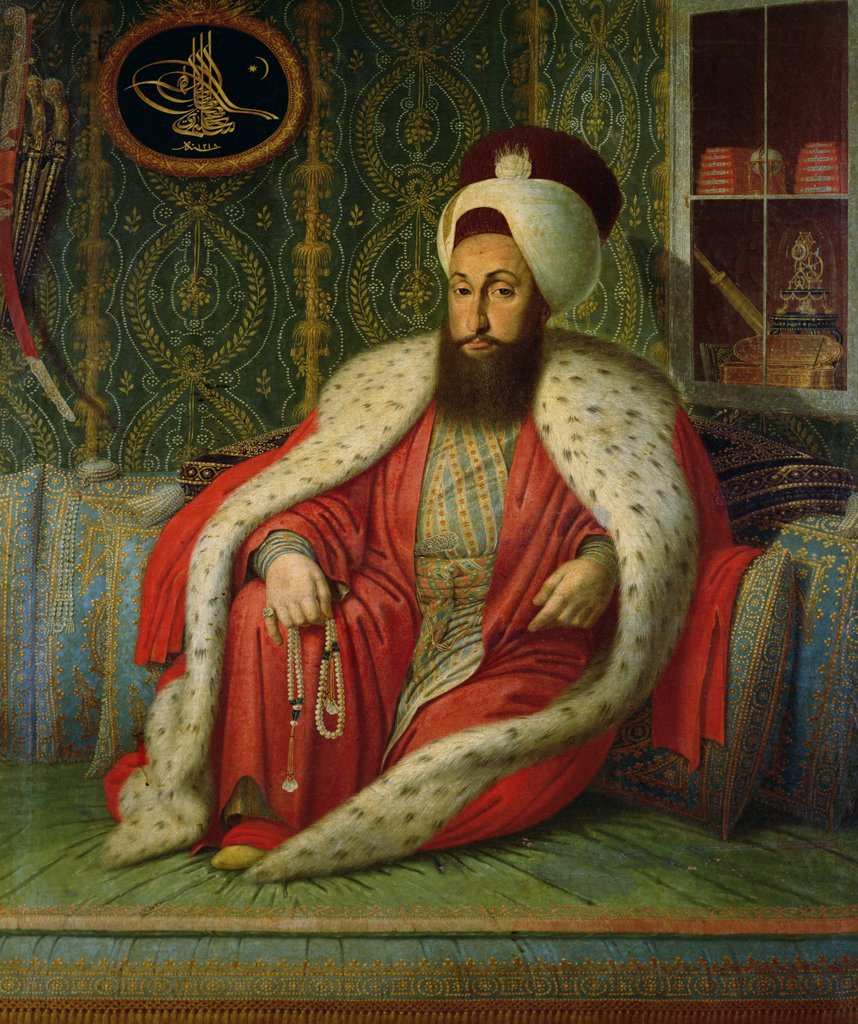 Detail of Sultan Selim III, c.1803-04 by Konstantin Kapidagli