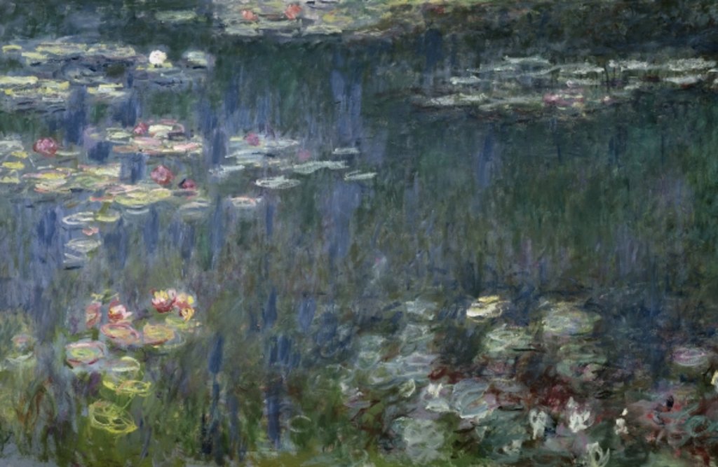 Detail of Waterlilies: Green Reflections, 1914-18 by Claude Monet