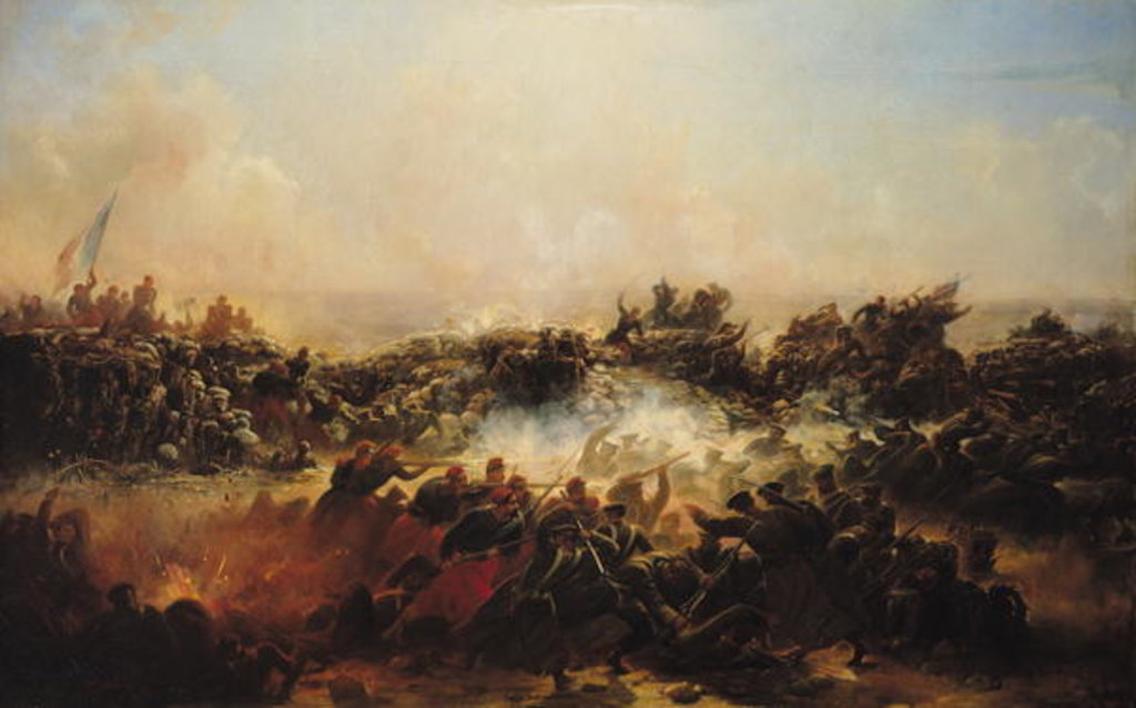 Detail of The Battle of Sebastopol by Jean Charles Langlois