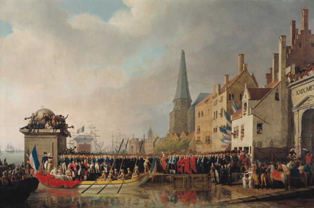 Detail of Entry of Bonaparte, as First Consul, into Antwerp on 18th July 1803, 1807 by Mathieu Ignace van Bree