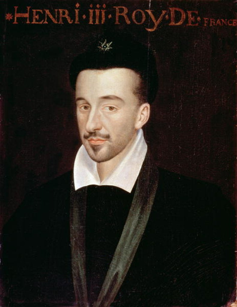 Detail of Portrait of Henri III by French School