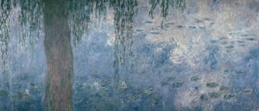 Detail of Waterlilies: Morning with Weeping Willows, 1914-18 by Claude Monet