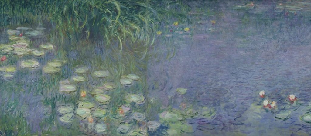 Detail of Waterlilies: Morning, 1914-18 by Claude Monet