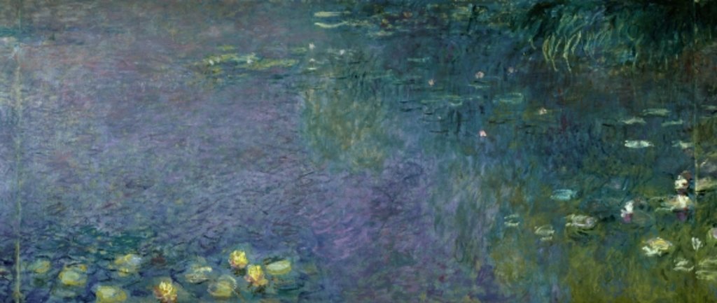 Detail of Waterlilies: Morning, 1914-18 by Claude Monet