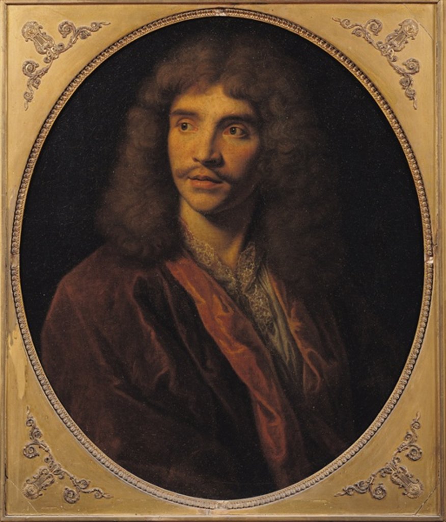 Detail of Portrait of Moliere by French School