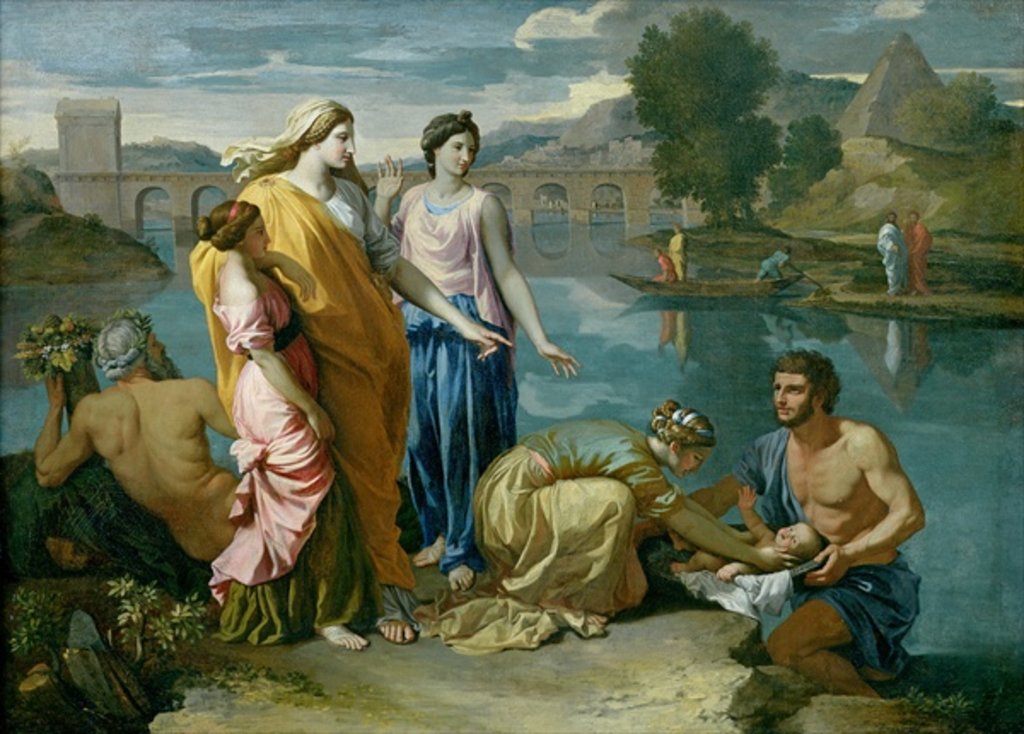 Detail of The Finding of Moses, 1638 by Nicolas Poussin