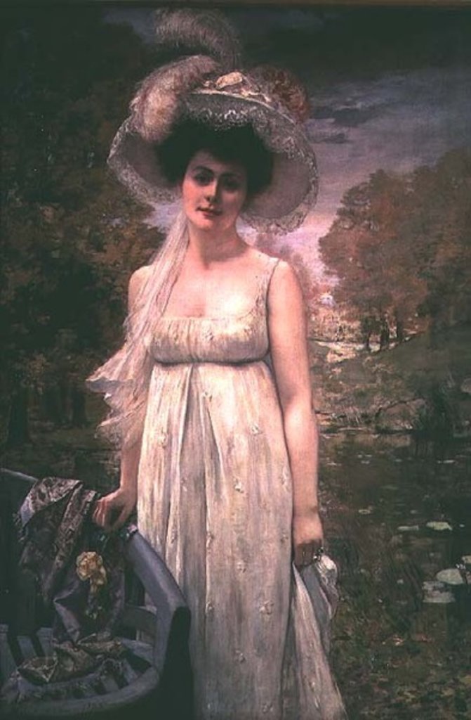 Detail of Portrait of Madame Gervex, 1899 by Henri Gervex