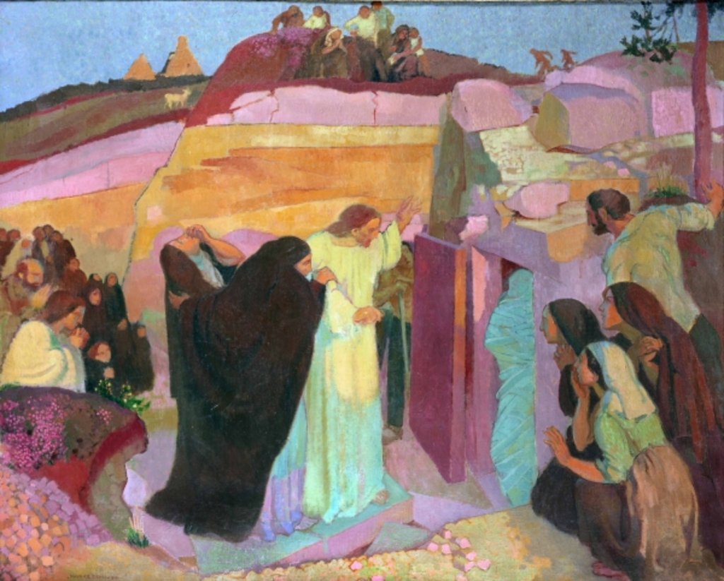 Detail of The Raising of Lazarus, 1919 by Maurice Denis