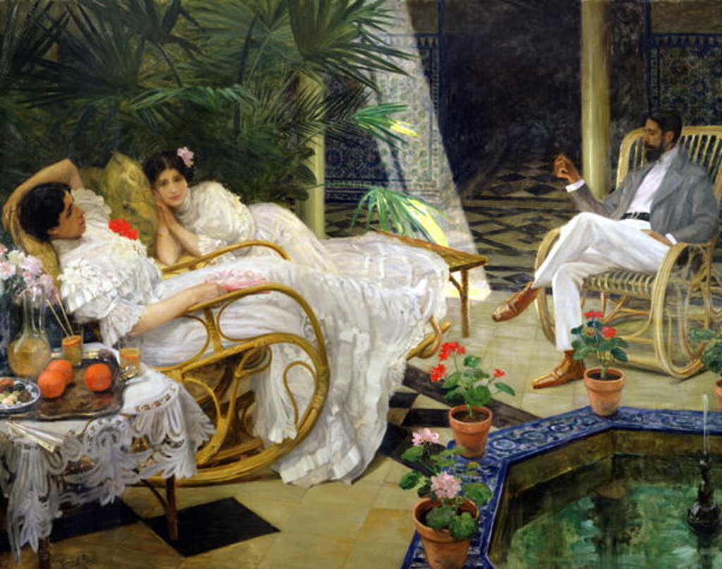 Detail of The Patio by Henri Zo