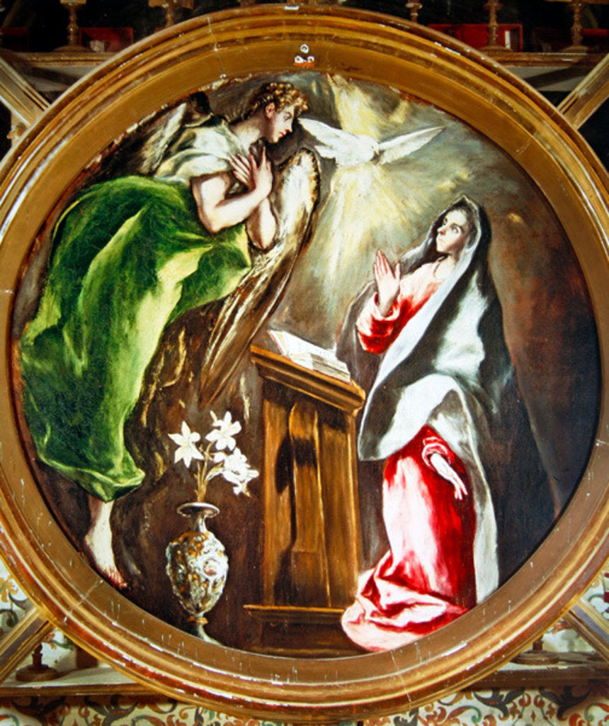 Detail of The Annunciation, 1597-1603 by El (1541-1614) Greco