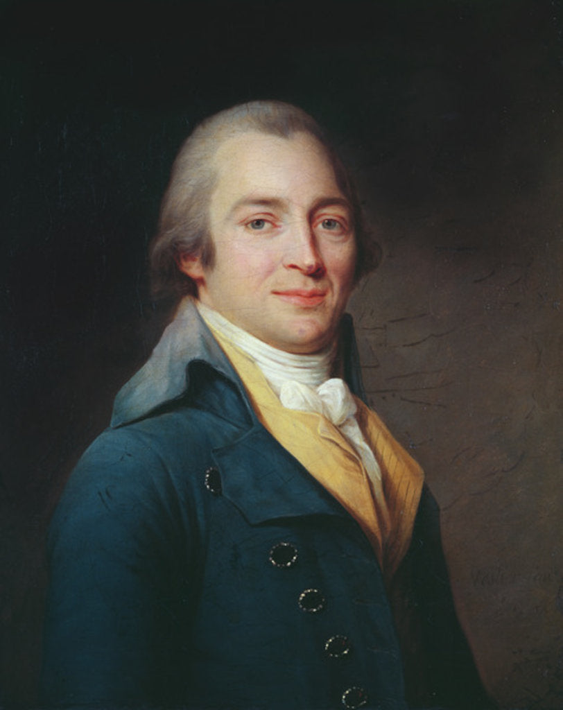 Detail of Dr John Moore by Antoine Vestier