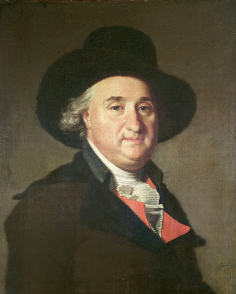 Detail of Portrait of Joseph Le Bon, 1795 by French School