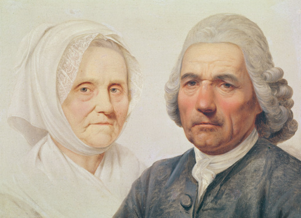Detail of The artist's parents by Simon Julien