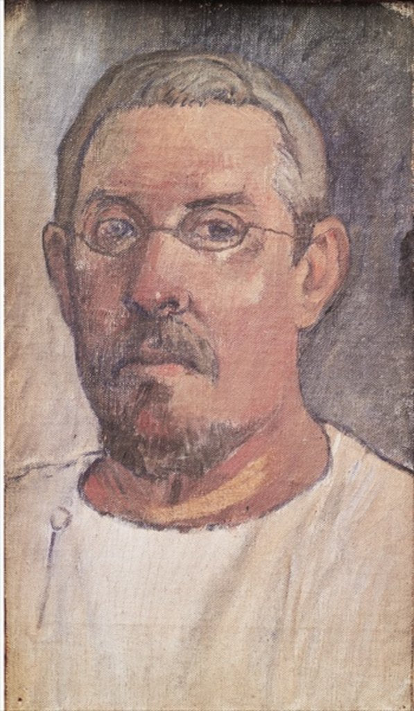 Detail of Self portrait, 1902-3 by Paul Gauguin