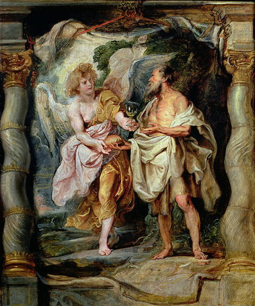 Detail of The Prophet Elijah and the Angel in the Wilderness, c.1626-28 by Peter Paul Rubens