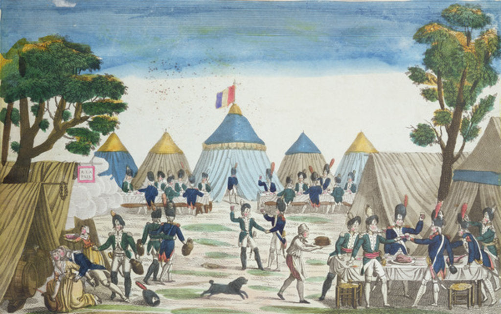 Detail of Party given to the Russian Grenadiers by the Grenadiers of the Grande Armée, 30 June 1807 by French School