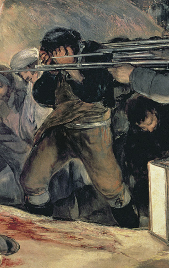 Detail of Execution of the Defenders of Madrid, 3rd May, 1808, 1814 by Francisco Jose de Goya y Lucientes