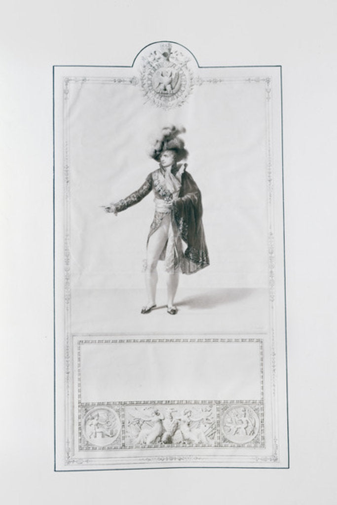 Detail of Costume of a Prince Grand Dignitaire for the Coronation of Emperor Napoleon I and Empress Josephine in Paris on 2 December, 1804 by Jean-Baptiste (after) Isabey