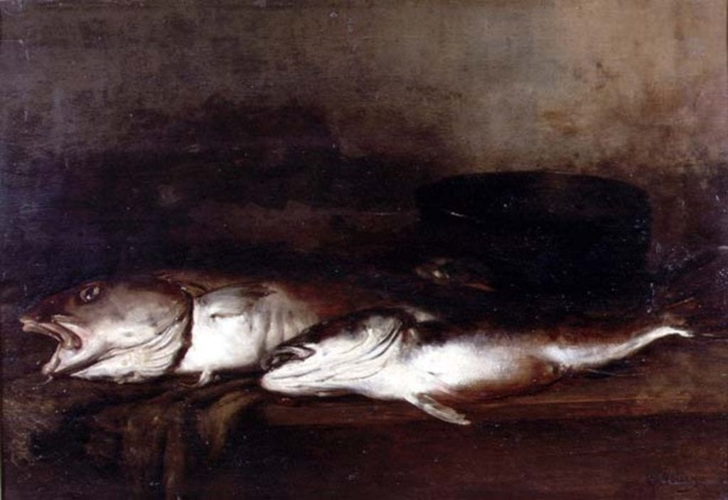 Detail of Saltwater Fish by Antoine Vollon