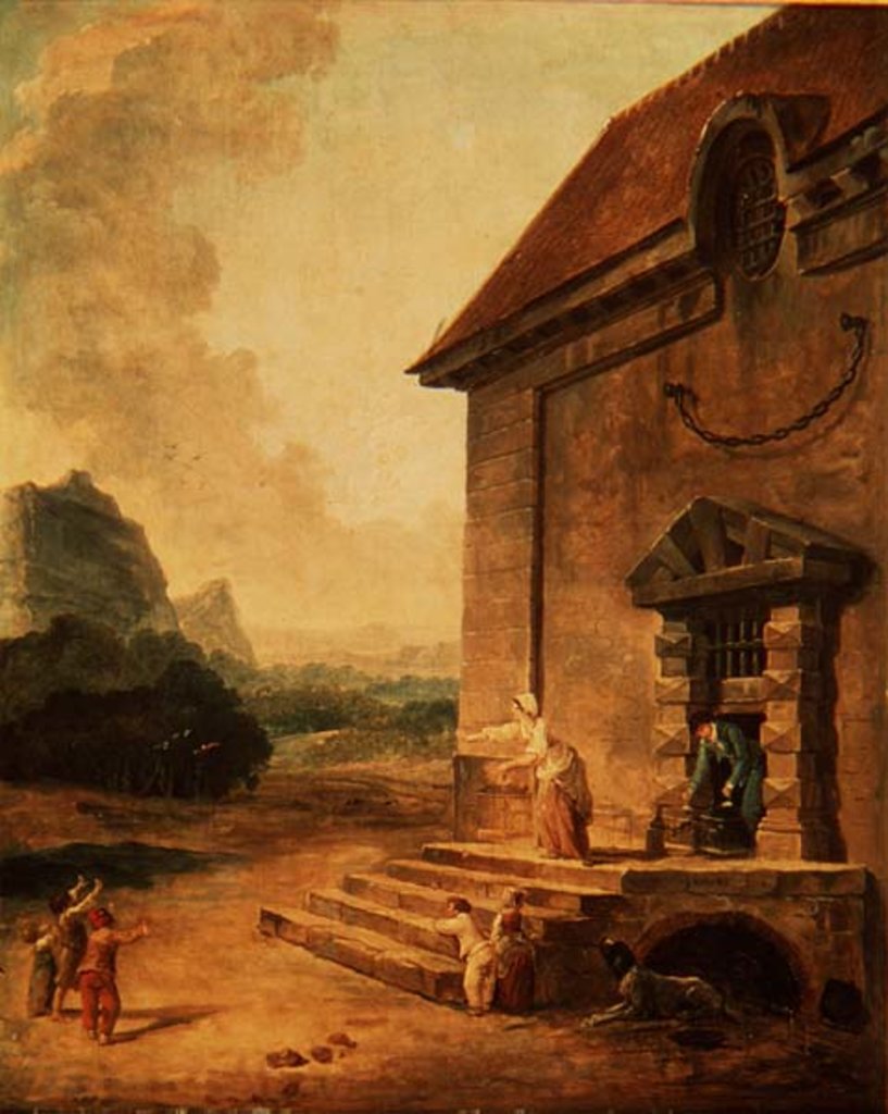 Detail of Freeing the Birds, 1794 by Hubert Robert