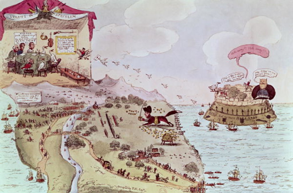 Detail of The Fox and the Goose by English School