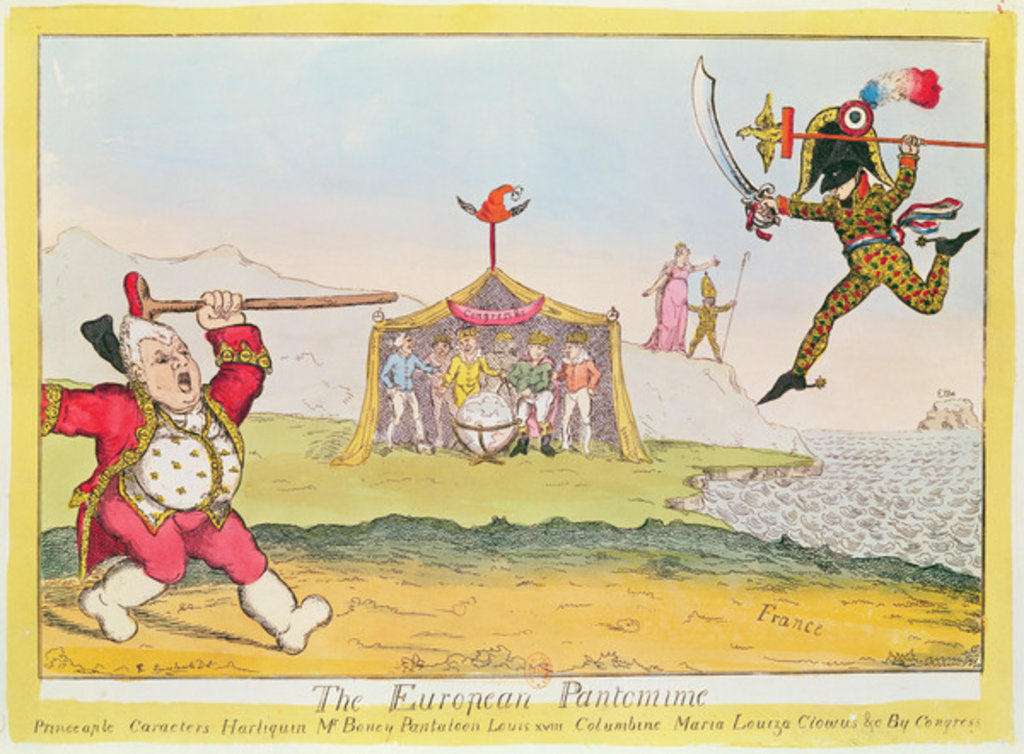 Detail of The European Pantomime by English School