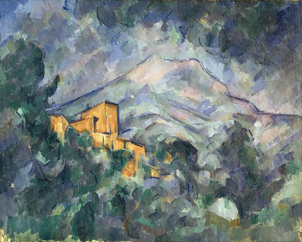 Detail of Montagne Sainte-Victoire and the Black Chateau, 1904-06 by Paul Cezanne