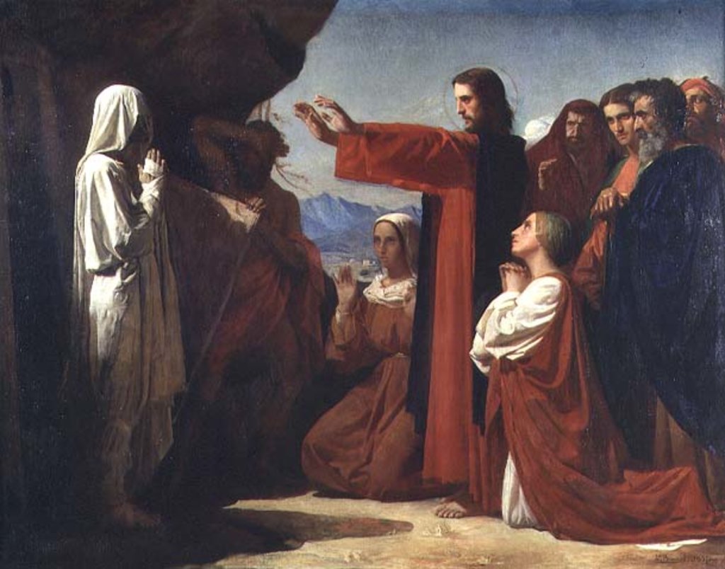 Detail of The Raising of Lazarus, 1857 by Leon Joseph Florentin Bonnat