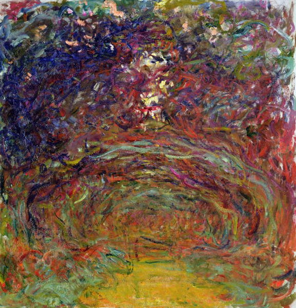 Detail of The Rose Path at Giverny, 1920-22 by Claude Monet