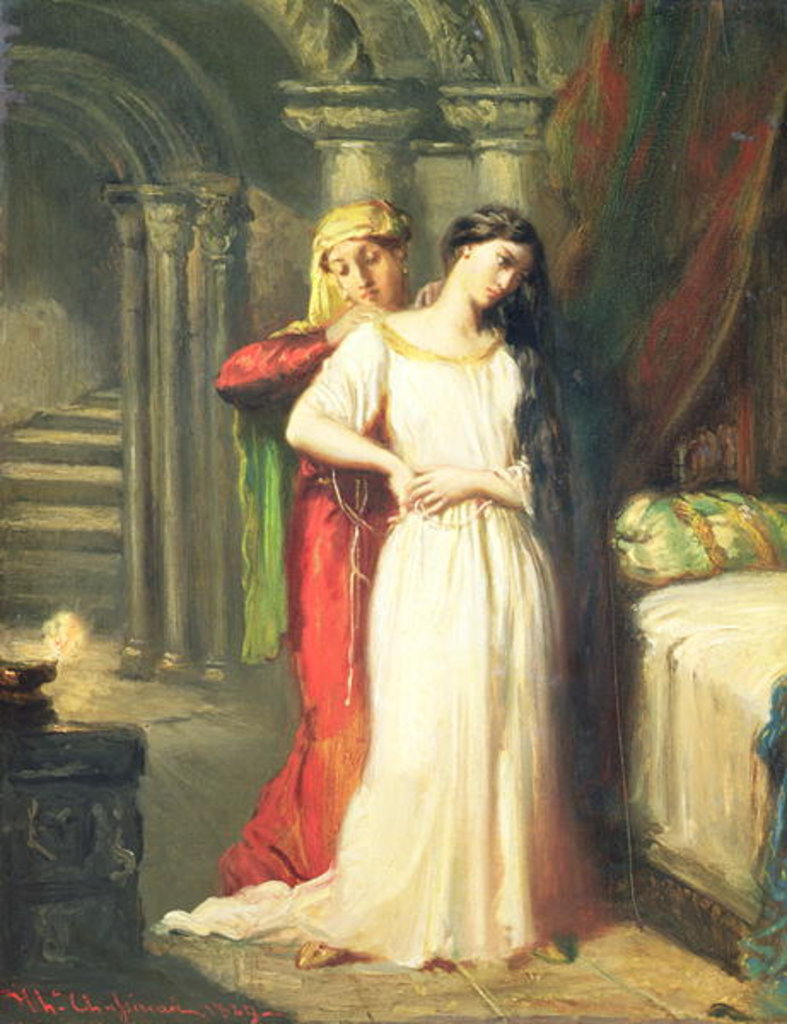 Detail of Desdemona Retiring to her Bed, 1849 by Theodore Chasseriau