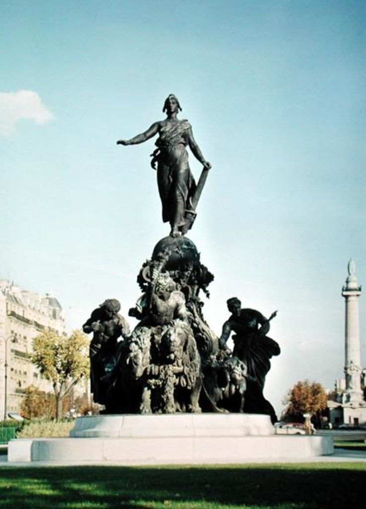 Detail of The Triumph of the Republic, 1879-99 by Aime Jules Dalou