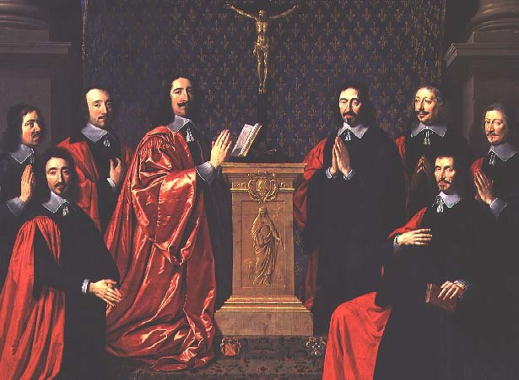 Detail of The Prevot des Marchands and the echevins of the city of Paris, 1648 by Philippe de Champaigne