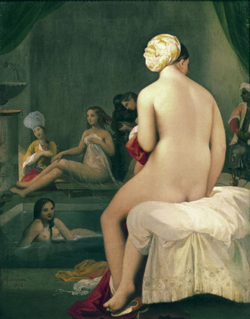 Detail of The Little Bather in the Harem, 1828 by Jean Auguste Dominique Ingres