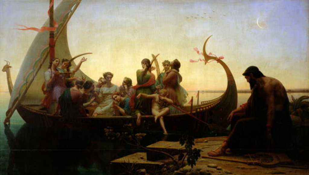 Detail of Lost Illusions, or Evening, before 1843 by Charles Gleyre