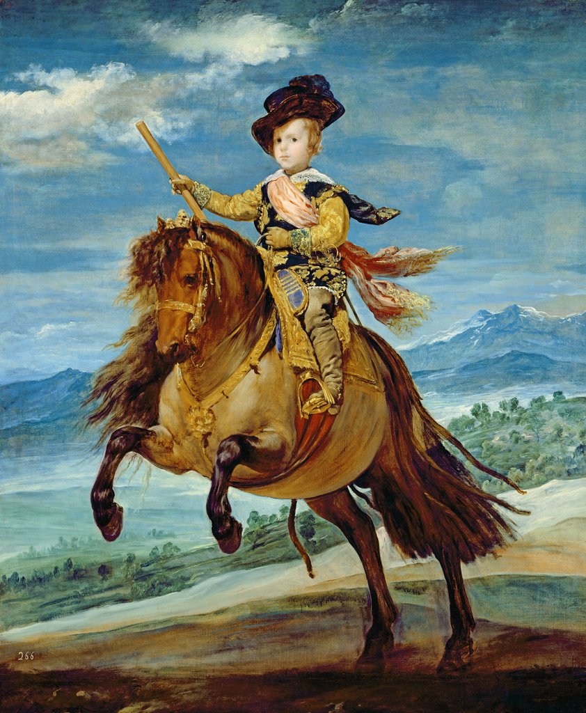 Detail of Prince Balthasar Carlos on Horseback, c.1635-36 by Diego Rodriguez de Silva y Velazquez