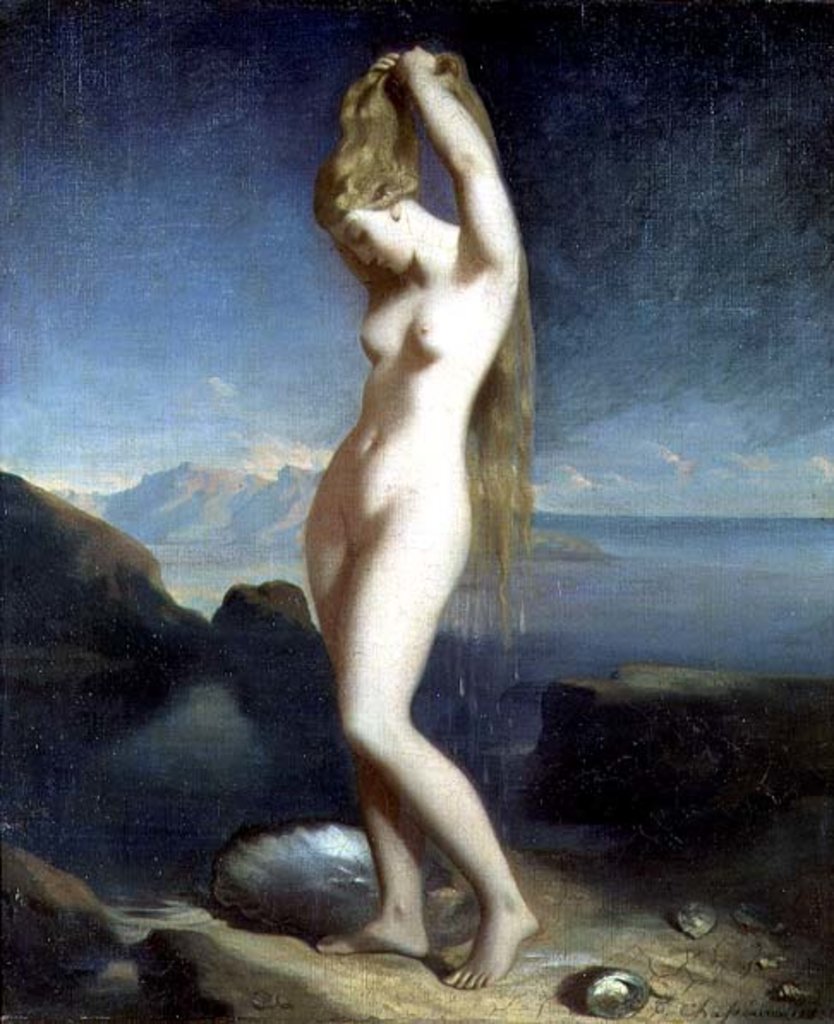 Detail of Venus Anadyomene, or Venus of the Sea, 1838 by Theodore Chasseriau