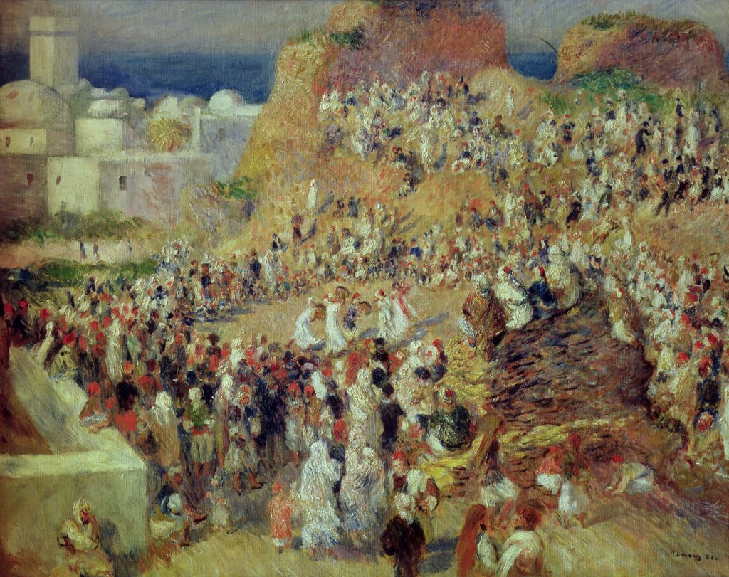 Detail of The Mosque, or Arab Festival, 1881 by Pierre Auguste Renoir