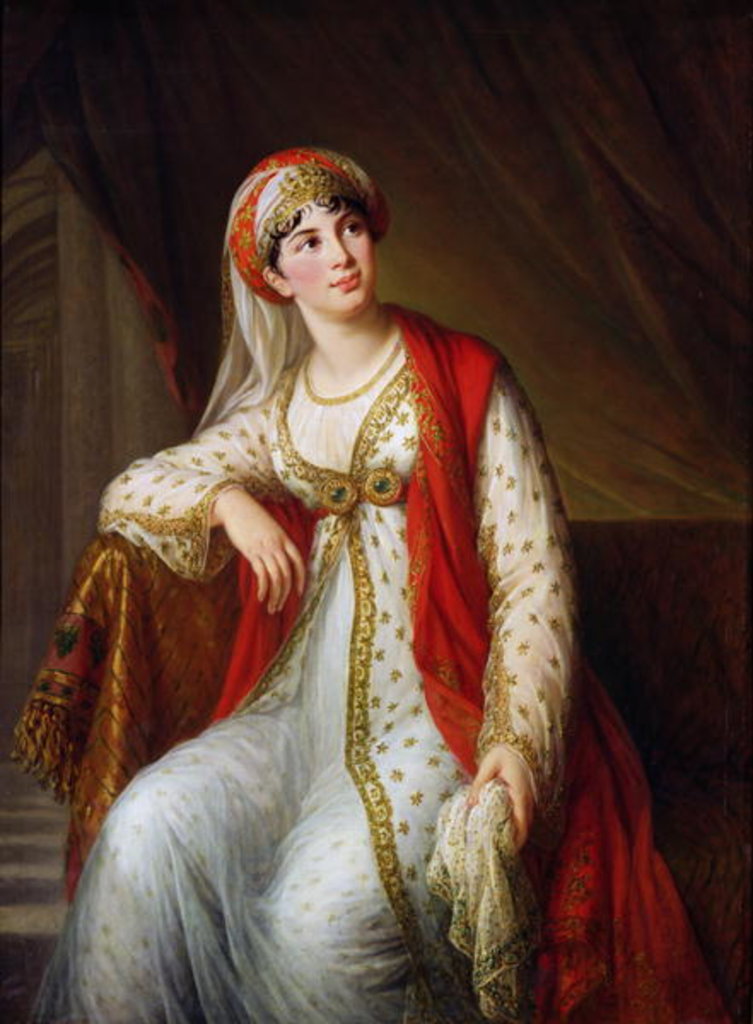 Detail of Madame Giuseppina Grassini in the Role of Zaire, 1805 by Elisabeth Louise Vigee-Lebrun