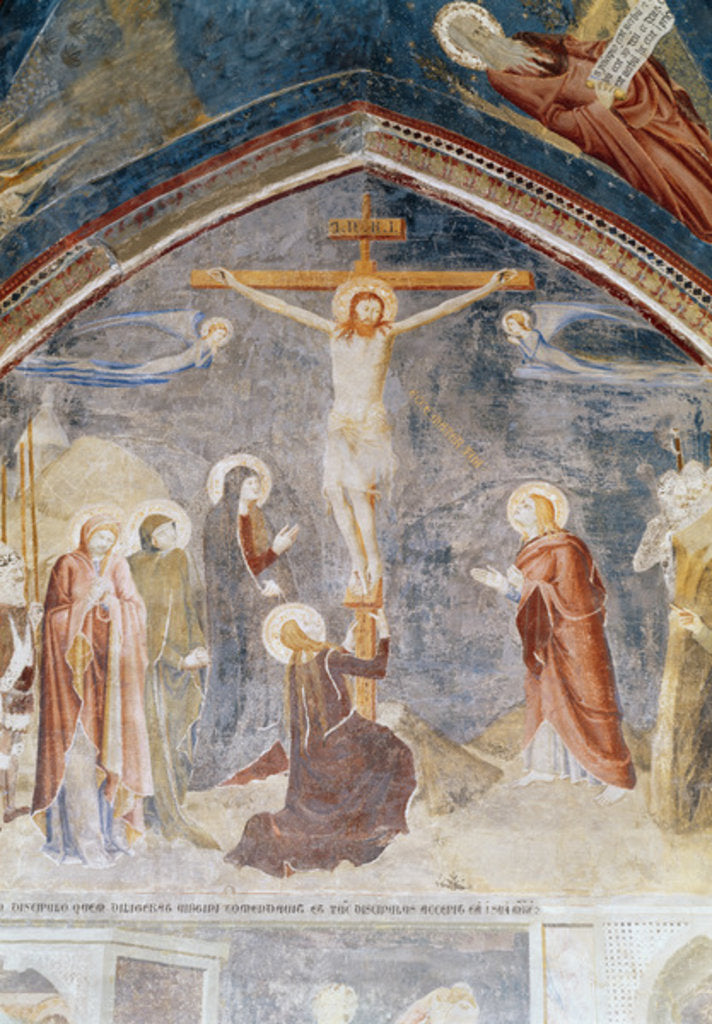 Detail of The Crucifixion by Matteo di Giovanetto da Viterbo