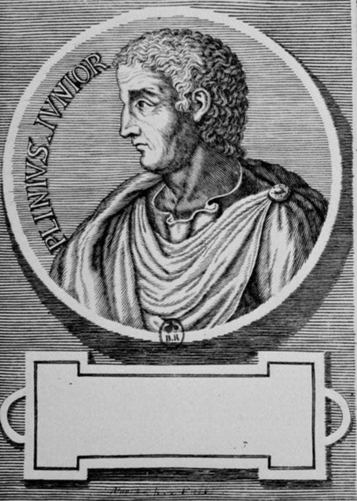 Detail of Pliny the Younger by School French