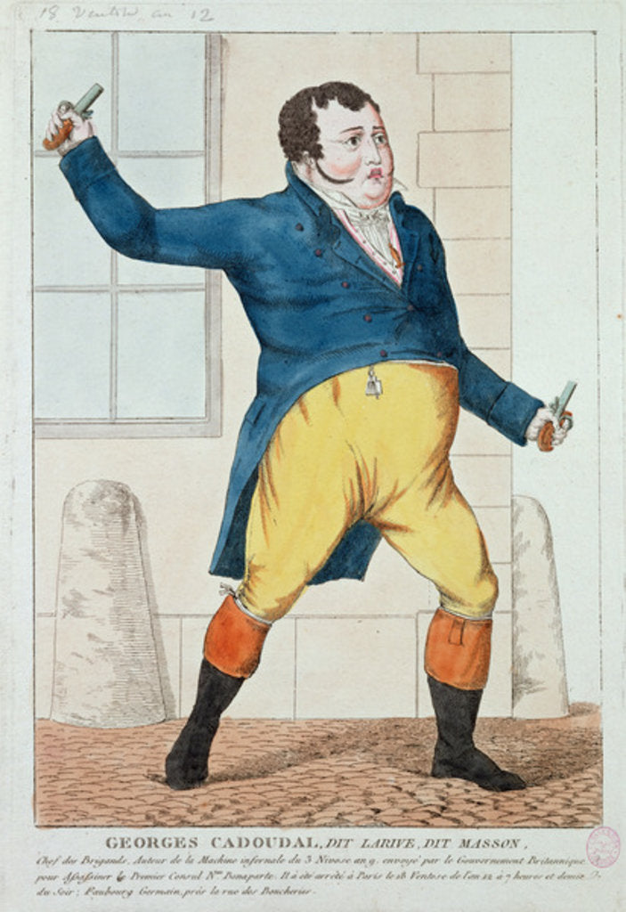 Detail of Georges Cadoudal, 1804 by French School