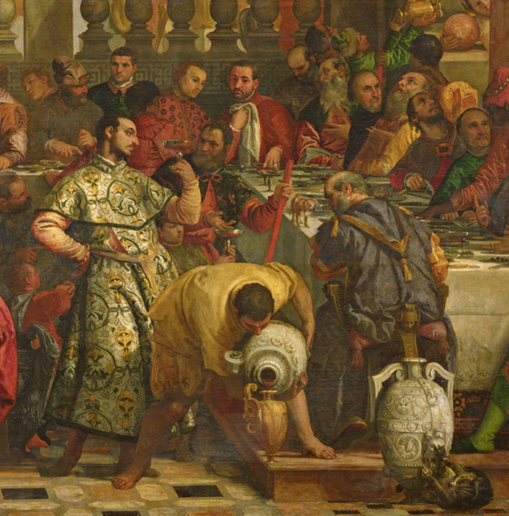 Detail of The Marriage Feast at Cana, c.1562 by Veronese
