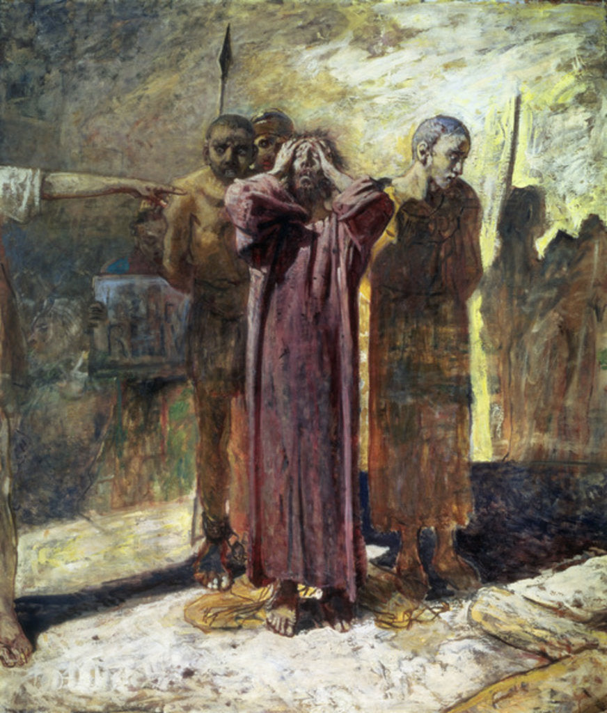 Detail of Golgotha, 1892-93 by Nikolai Nikolaevich Ge