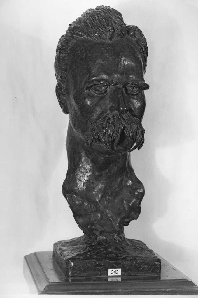 Detail of Bust of Friedrich Nietzsche German philosopher, 1902 by Max Klinger