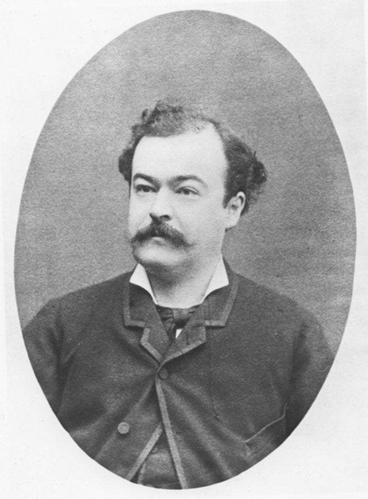 Detail of Portrait of Emile-Jean-Marie Gautier by Etienne Carjat