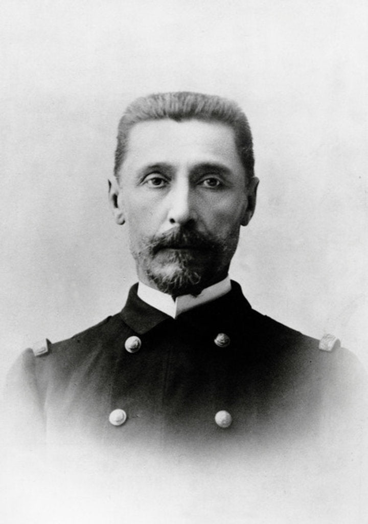 Detail of Portrait of Alfred-Albert Gervais by Eugene Pirou